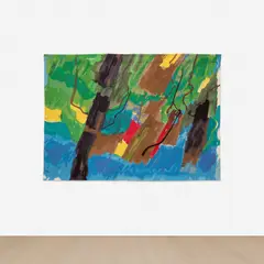 Etel Adnan, Forêt, 2019, tapestry