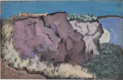 Rocky Coast by Milton Avery, 1939, gouache on paper, offered Sep 2024