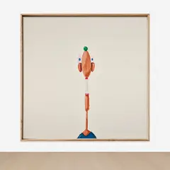 George Condo, Stepmonk's Diary, 1996, acrylic, pastel and charcoal on paper