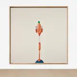George Condo, Stepmonk's Diary, 1996, acrylic, pastel and charcoal on paper