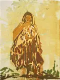Claire Tabouret, The Wanderer (Orange)