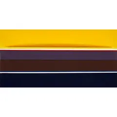 Lawrence Calcagno, Dark Sunbands, 1968, mixed media on paper
