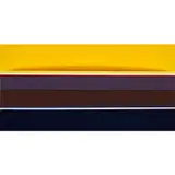 Lawrence Calcagno, Dark Sunbands, 1968, mixed media on paper