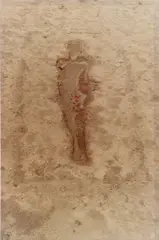 Ana Mendieta, Encantación a Olokún-Yemayá (Incantation to Olokun-Yemaya), 1977, lifetime chromogenic print