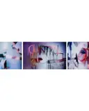 Marilyn Minter, Cuntrol, 2020, dye sublimation print, in 3 parts
