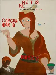 Umar Rashid, The Fire Witch, 2008, acrylic and ink on canvas