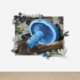 Stephanie Temma Hier, On Those Blue Remembered Hills, 2020, oil on linen with glazed stoneware