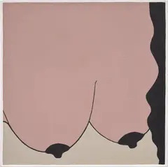 John Wesley, Black Nipples, 1992, acrylic on canvas