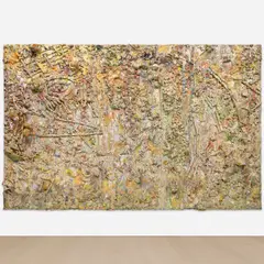Larry Poons, Retrieval, 1989, acrylic and mixed media on canvas