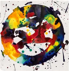 Untitled by Sam Francis, 1977, acrylic on paper, offered Sep 2024