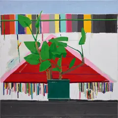 Guy Yanai, Plant on Toast, 2010, oil on canvas