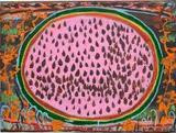 Josh Smith, Still in the Garden, 2018, oil and acrylic on panel