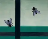 Henni Alftan, Flies, 2021, oil on canvas