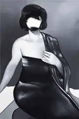 The Thrill is Gone by Tomoo Gokita, 2016, acrylic and gouache on linen, sold Sep 2024