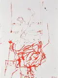 Georg Baselitz, Untitled, 2021, ink on paper