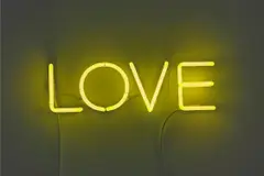Martin Creed, Work No. 379; LOVE, 2004, yellow neon