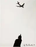 Chris Burden, 747, 1973, black and white photograph