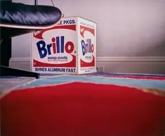 I-O (Brillo) by Louise Lawler, 1993-1998, cibachrome on museum box, sold Sep 2024