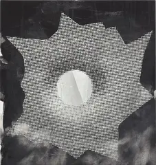 Nate Lowman, Bullet Hole, 2006, silkscreen ink on canvas
