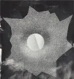 Nate Lowman, Bullet Hole, 2006, silkscreen ink on canvas
