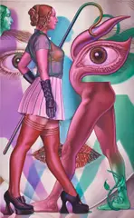Orion Martin, The Stylist, 2020, oil on canvas