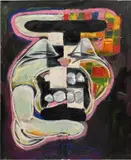 Gerasimos Floratos, Complex Min, 2018, acrylic and oil on canvas