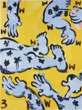 Olivia Sterling, Piebald, 2021, acrylic on canvas