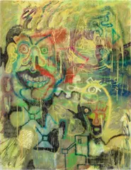 Michael Williams, A Reasoned Case for Why You Should do an Inconvenient Thing, 2012, oil and airbrush on canvas