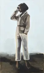 Lynette Yiadom Boakye, Watcher, 2011, oil on canvas