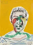 Pablo Picasso, Buste d'homme, oil on canvas