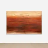 Emmi Whitehorse, Standing Water, oil on paper mounted to canvas