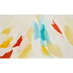 Alice Baber, Red Song of the Ladder, 1976, oil on canvas