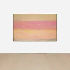 For JJ... New Life by Frank Bowling, acrylic on canvas, sold Nov 2024
