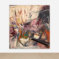 Alfred Leslie, Santurce, 1955–1956, oil and collage on canvas