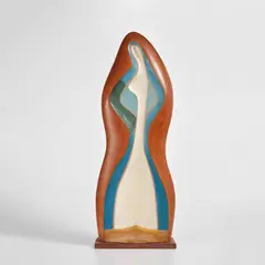 Alexander Archipenko, Concave within Concave, 1938, polychromed terracotta