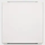 Robert Ryman, Sign, 1982, oil and Enamelac on stretched cotton, with 2 aluminum fasteners and 4 hexagonal bolts