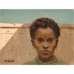 Hughie Lee-Smith, Little Girl, 1984, oil on canvas