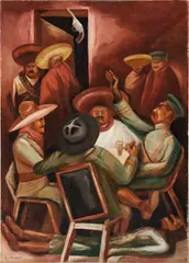 José Clemente Orozco, ¿Quién sigue? (Who is Next?), 1931, oil on canvas