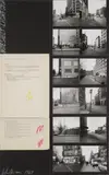 Vito Acconci, Photographs: Traffic Light Piece (November 23, 1969), 1969, 12 gelatin silver prints, typewritten text on paper, chalk and crayon on paper board