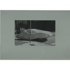 Robert Bechtle, Covered Car – De Haro Street, 2004, charcoal on paper