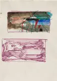 Gerhard Richter, Nach abstraktem Bild (After Abstract Picture), 1978, watercolor and felt-tip pen on paper
