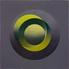 Xanti Schawinsky, Untitled (Sp-158), 1971, acrylic on canvas