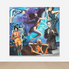 Larry Rivers, Blue Hue, 1999, oil on canvas