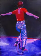We are constantly on trial by Joseph Yaeger, 2020, watercolor on gessoed linen, sold Nov 2024