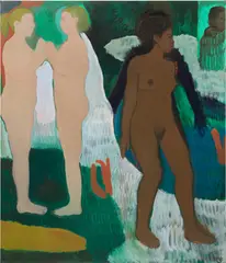 Sahara Longe, Loneliness, 2022, oil on jute
