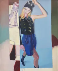 Janet Werner, Untitled (Majorette), 2022, oil on canvas