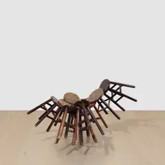 Ai Weiwei, Grapes, 2008, ten Qing Dynasty stools