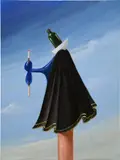 George Condo, The Sculptor, 2003, oil on canvas
