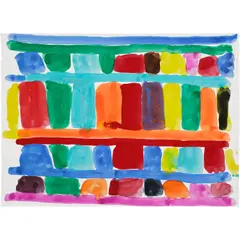 Stanley Whitney, Untitled, 2015, gouache on paper