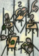 Jana Euler, The working process out of focus, 2012, acrylic on canvas